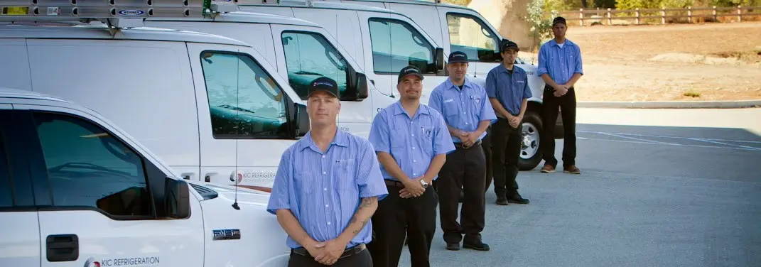KIC Refrigeration crew ready for Mini Split Repair jobs across San Carlos
